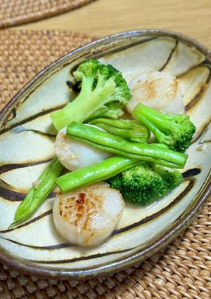 ホタテと野菜のエスニック炒め-レシピのメイン写真