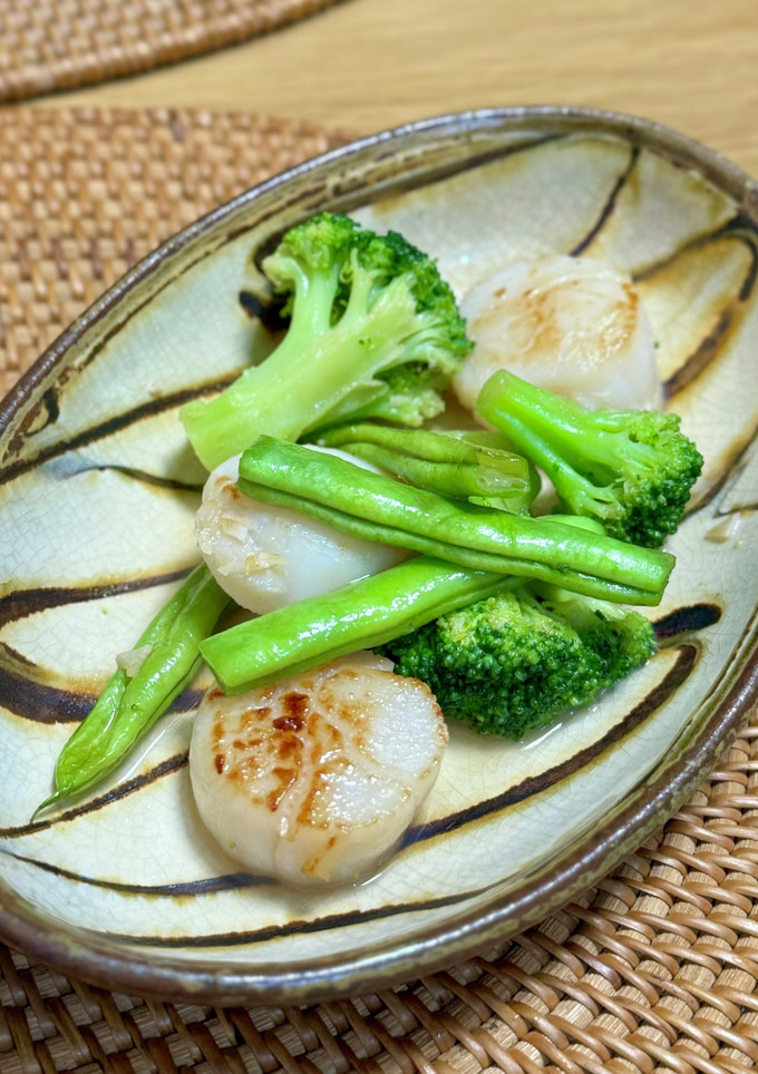 ホタテと野菜のエスニック炒め-レシピのメイン写真