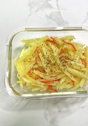 子供大好き★じゃが芋ガーリック炒め常備菜-レシピのメイン写真