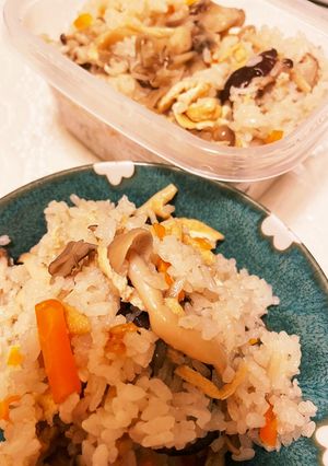 簡単白だしキノコ飯-レシピのメイン写真