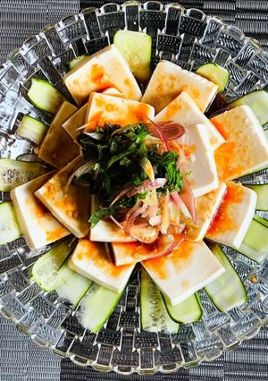 中華の冷奴　　　　　　　　　　紅油豆腐-レシピのメイン写真