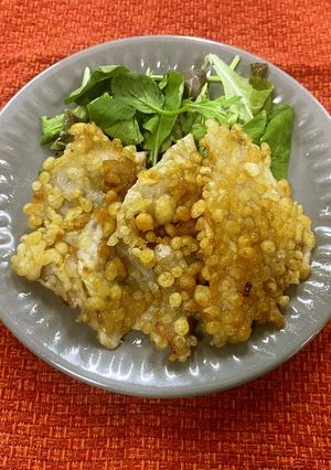 少量油でザクザクとした食感の豚唐揚げ-レシピのメイン写真