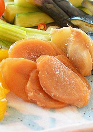 ひと晩で味がしみしみ、新生姜の味噌漬け♪-レシピのメイン写真
