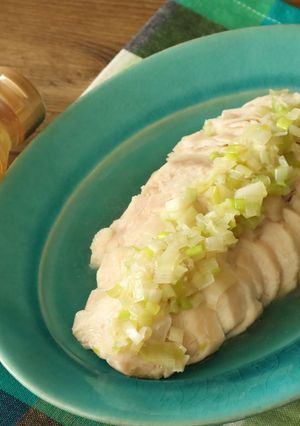 レンジで★ごま油香るねぎ塩鶏チャーシュー-レシピのメイン写真
