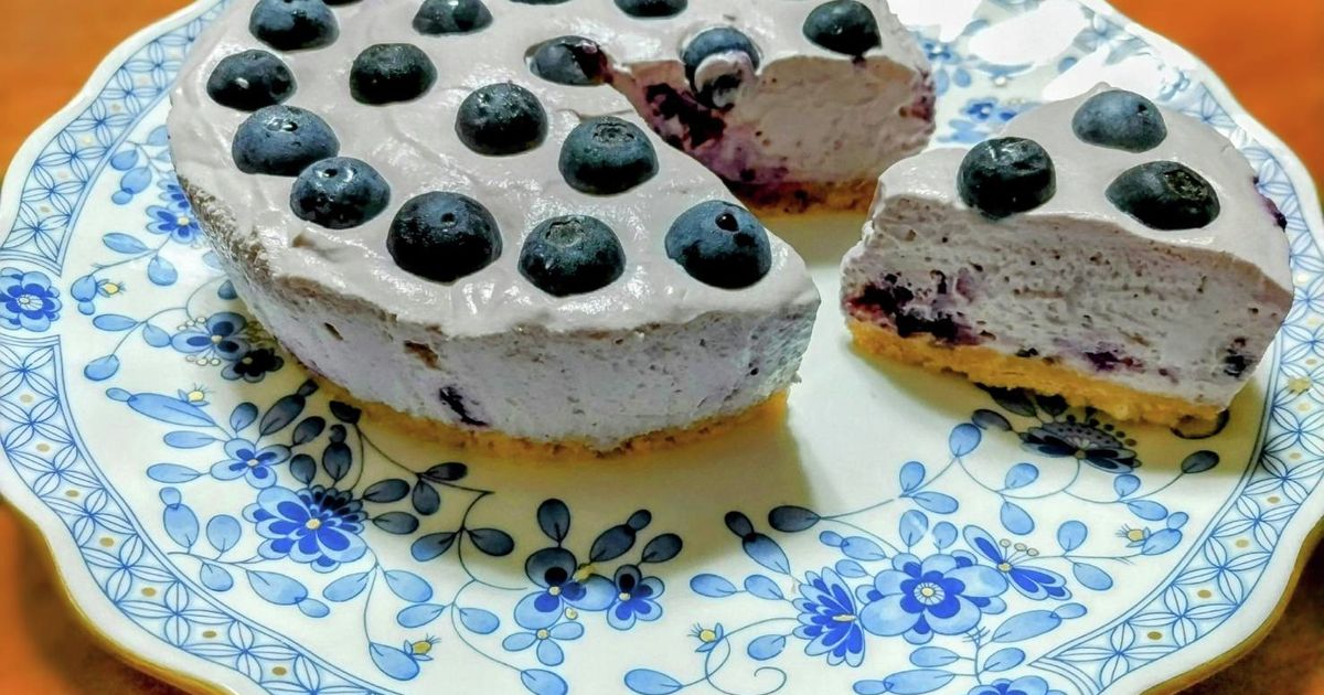 ブルーベリー・レアチーズケーキ by きりん家の食卓 【クックパッド