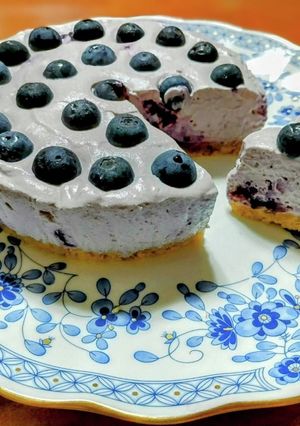 ブルーベリー・レアチーズケーキ-レシピのメイン写真