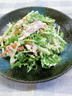 シャキシャキ水菜の白和え-レシピのメイン写真