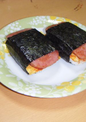 スパムおにぎり-レシピのメイン写真