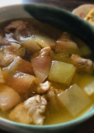 圧力鍋で3分♡スイカの皮と鶏モモの煮物-レシピのメイン写真