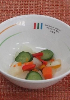 (学校給食)カラフルピクルス-レシピのメイン写真