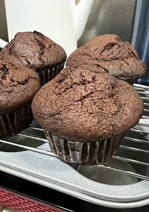 ダブルチョコマフィン-レシピのメイン写真