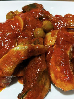 ハマチのあらのトマト煮-レシピのメイン写真