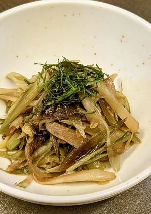 ３ステップで！シャキシャキみょうが炒め-レシピのメイン写真