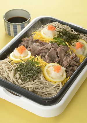 ホットプレートで瓦そば風-レシピのメイン写真