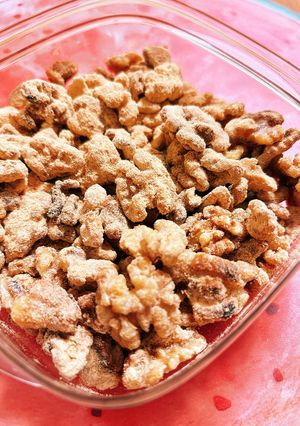 生くるみで蜂蜜きなこ(無水鍋QC使用)-レシピのメイン写真