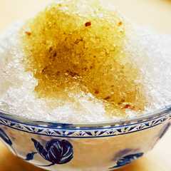 รูปของ 梅昆布茶かき氷♪