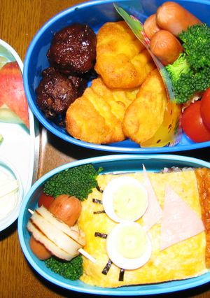 キャラ弁★スポンジボブ-レシピのメイン写真