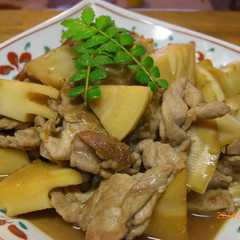 รูปของ たけのこと♪豚肉の生姜焼き♪