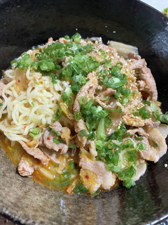 豚キムチ塩ラーメン(サッポロ一番)-レシピのメイン写真