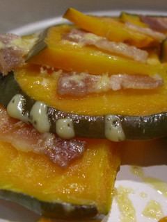 ✿レンジdeチンのカボチャマヨ焼き✿-レシピのメイン写真