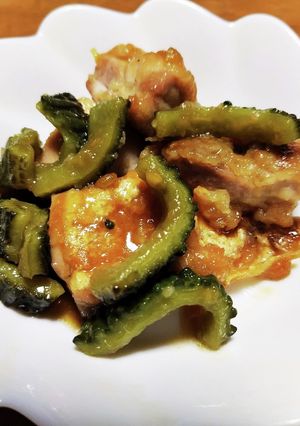 鶏肉とゴ−ヤの南蛮漬け-レシピのメイン写真
