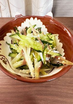 きゅうりとミョウガとしらすの和物-レシピのメイン写真