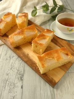 ホケミで簡単★梨のスティックケーキ-レシピのメイン写真