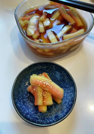 スイカの皮の浅漬け（福神漬け風）-レシピのメイン写真