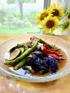 ひんやり夏野菜の揚げびたし-レシピのメイン写真
