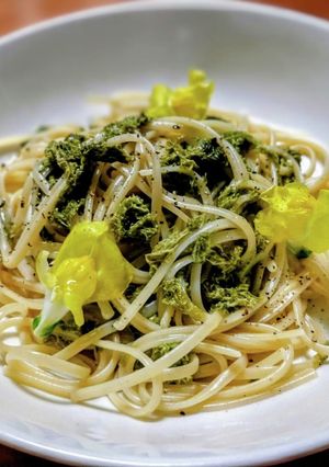 簡単！乾燥あおさのパスタ-レシピのメイン写真