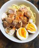 サッポロ一番アレンジ　汁なしみそラーメン