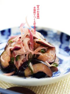 【夏の和薬膳】赤梅酢で作る即席柴漬け-レシピのメイン写真