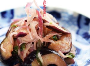 【夏の和薬膳】赤梅酢で作る即席柴漬け-レシピのメイン写真