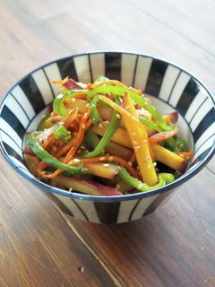 ピーマンとさつまいものきんぴら-レシピのメイン写真