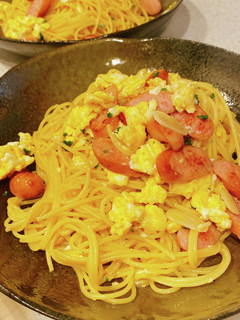 ウインナーとたまごのバター醤油パスタ-レシピのメイン写真