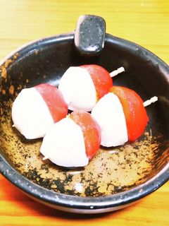 ミニトマトの白だし漬けの和風カプレーゼ!-レシピのメイン写真