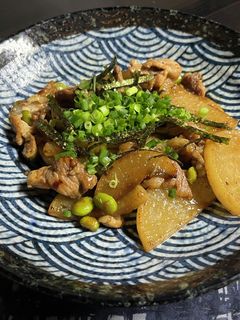 豚バラ枝豆大根-レシピのメイン写真
