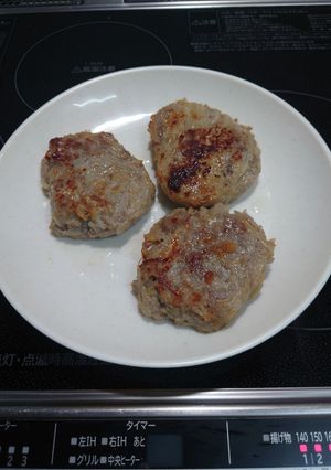 もやしと豚ひき肉のハンバーグ-レシピのメイン写真