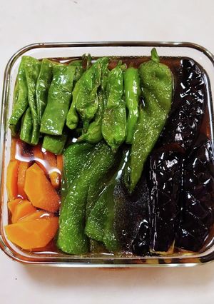 色鮮やかな揚げびたし-レシピのメイン写真