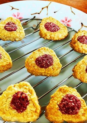 オーツ30米粉30 おにぎりクッキー-レシピのメイン写真