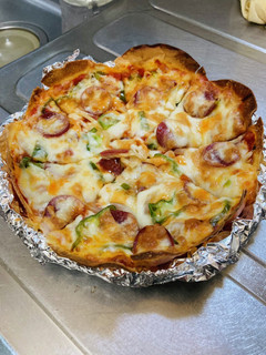 餃子の皮ピザ-レシピのメイン写真
