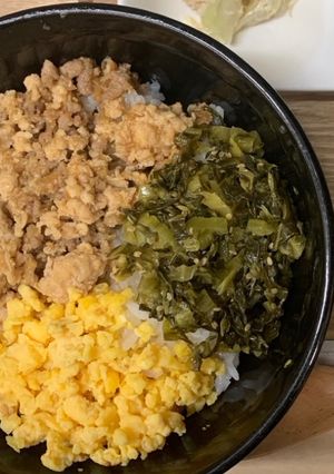 三色丼-レシピのメイン写真