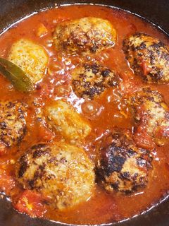 煮込みハンバーグ-レシピのメイン写真