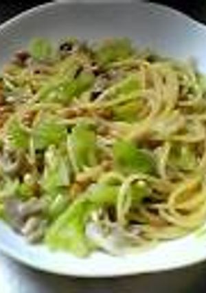 納豆ときゃべつのパスタ-レシピのメイン写真