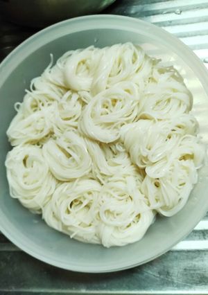 我が家のお素麺の盛り付け｡◕⁠‿⁠◕⁠-レシピのメイン写真