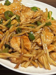 簡単ヘルシー!鶏胸肉の青椒肉絲-レシピのメイン写真