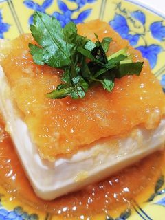 ♪ 油揚げと絹豆腐のおろし揚げ出し豆腐♪-レシピのメイン写真