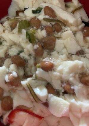 ダイエット！痩せたい人へ！大満足豆腐混ぜ-レシピのメイン写真