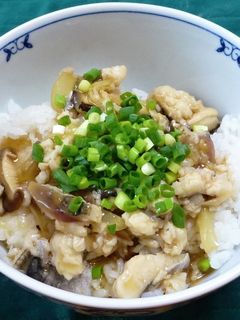 鱧とミョウガの和風あんかけ丼-レシピのメイン写真