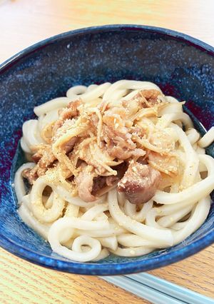 えのきでカサ増し！肉うどんの具-レシピのメイン写真